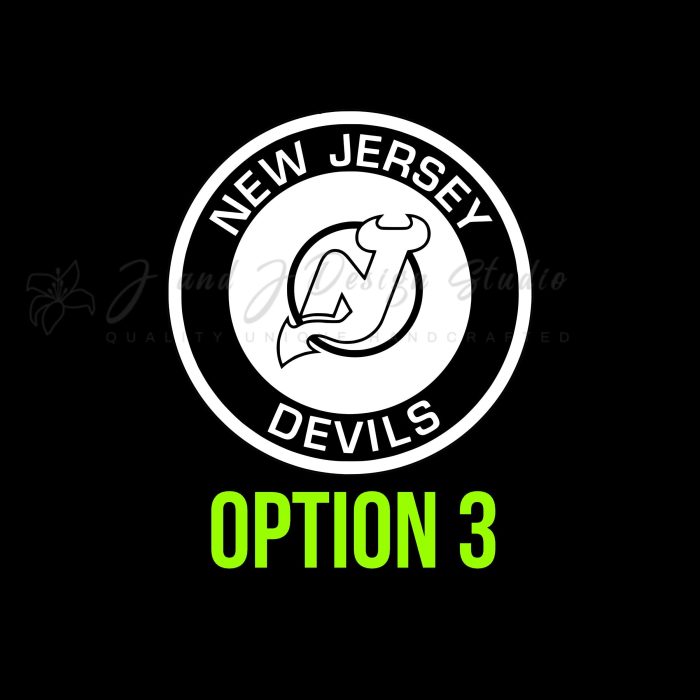 New Jersey Devils Vinyl Decal - Custom Size - Image 10