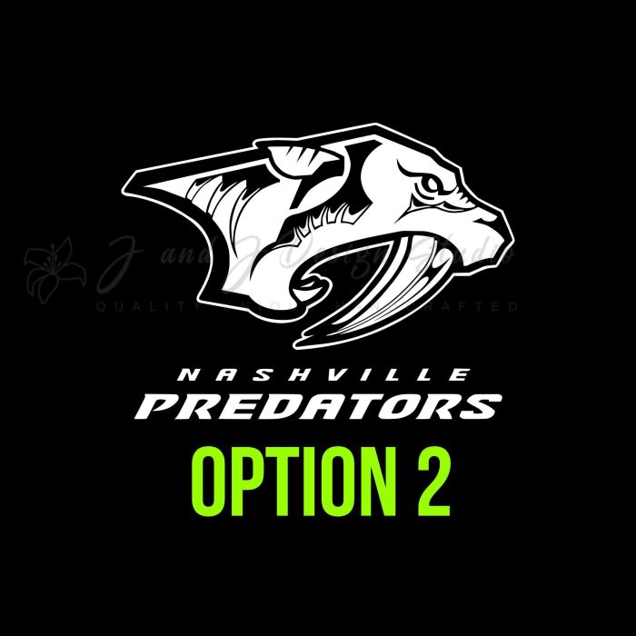 Nashville Predators Vinyl Decal - Custom Size - Image 10