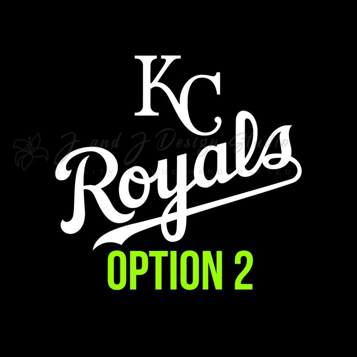 Kansas City Royals Vinyl Decal - Custom Size - Image 9