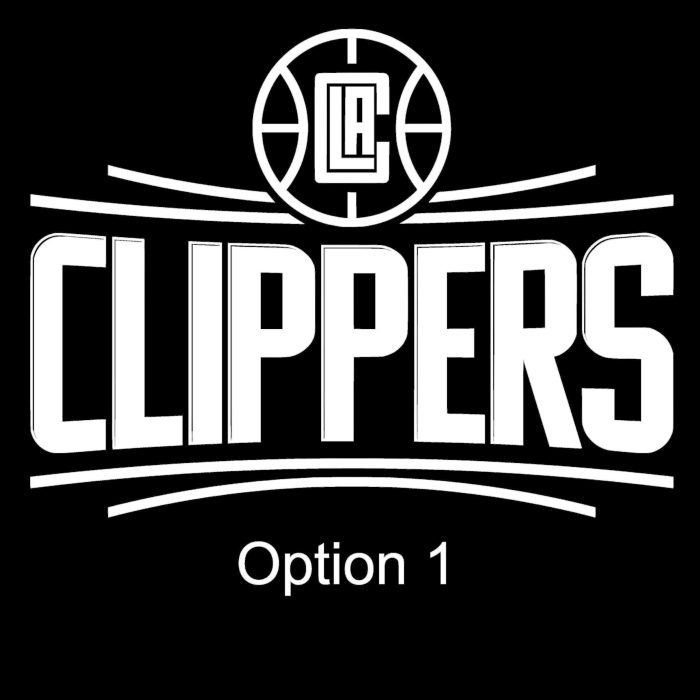 Los Angeles Clippers Vinyl Decal - Custom Size - Image 8