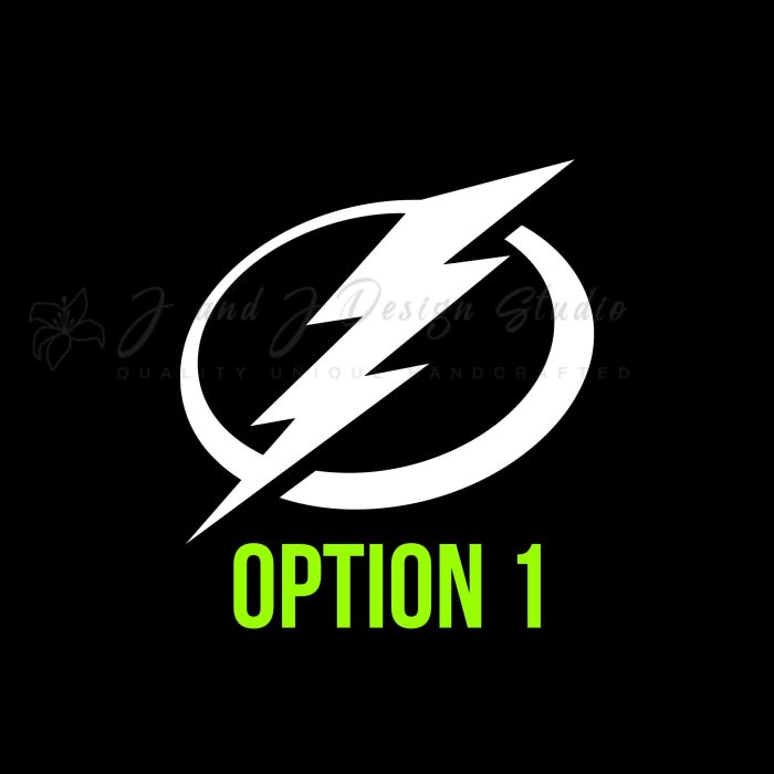 Tampa Bay Lightning Vinyl Decal - Custom Size - Image 8
