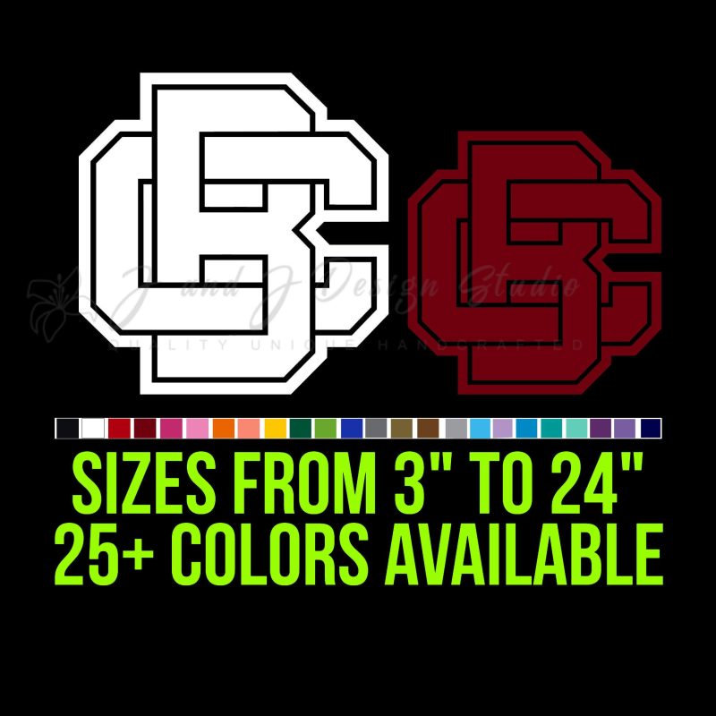 Bethune Cookman Wildcats Vinyl Decal - Custom Size