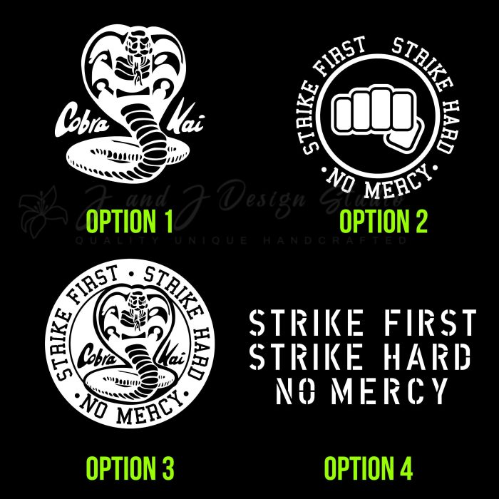 Cobra Kai Vinyl Decal - Custom Size - Image 9
