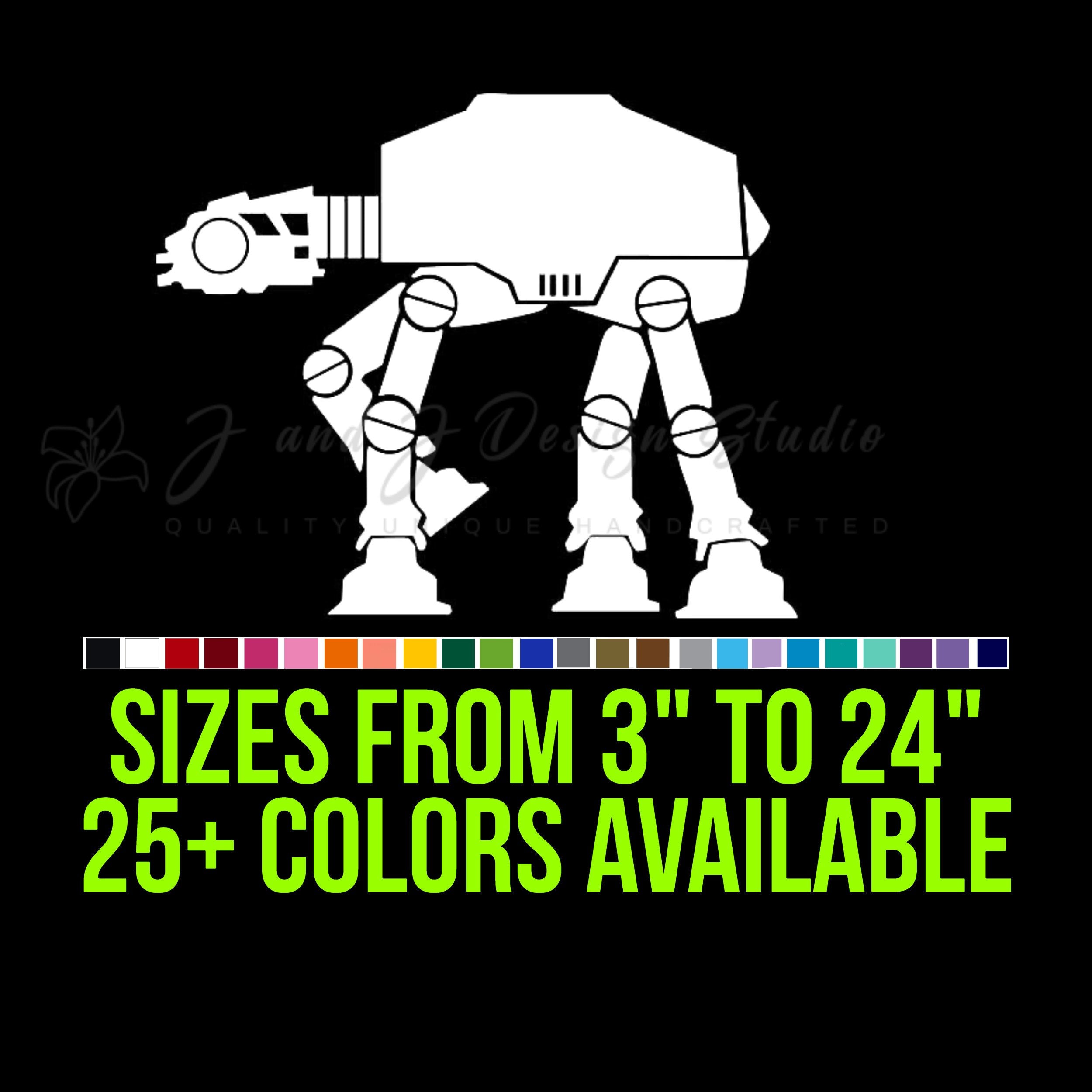 Star Wars AT-AT Vinyl Decal - Custom Size