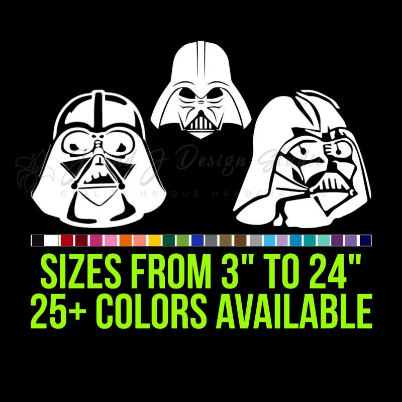 Star Wars Darth Vader Vinyl Decal - Custom Size