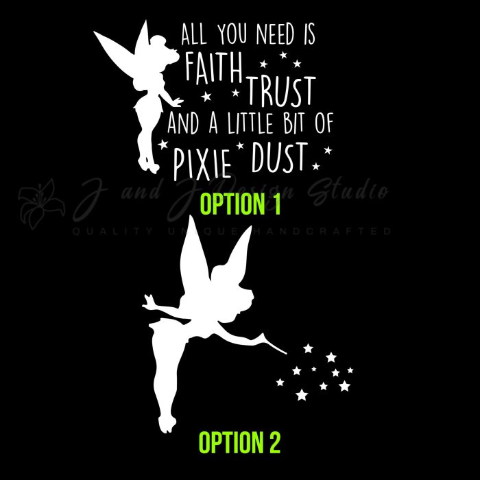 Tinkerbell Vinyl Decal - Custom Size - Image 8