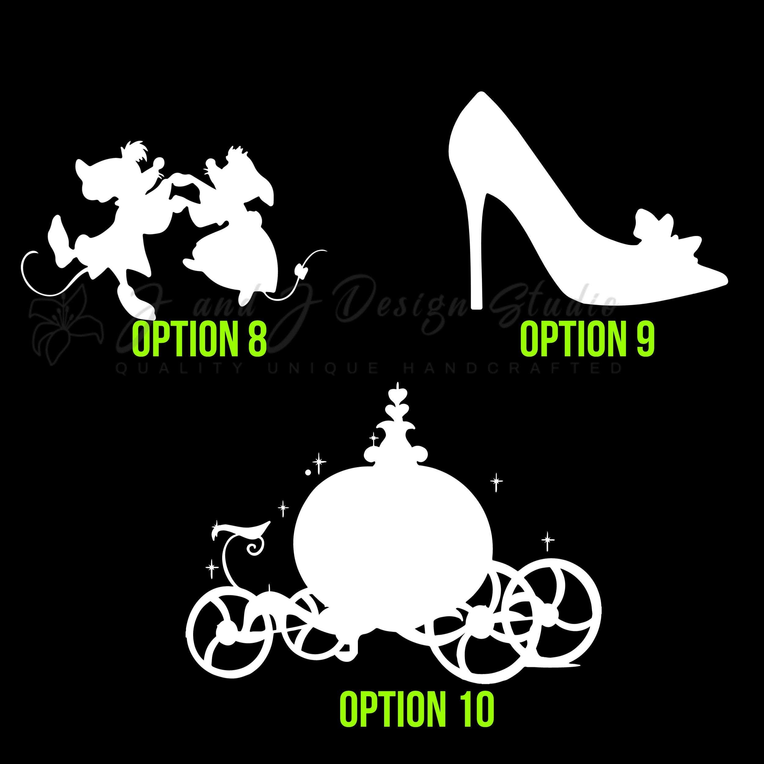 Cinderella Vinyl Decal - Custom Size - Image 9
