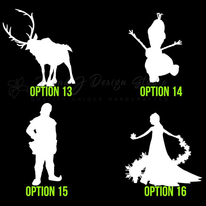 Frozen Vinyl Decal - Custom Size - Image 10