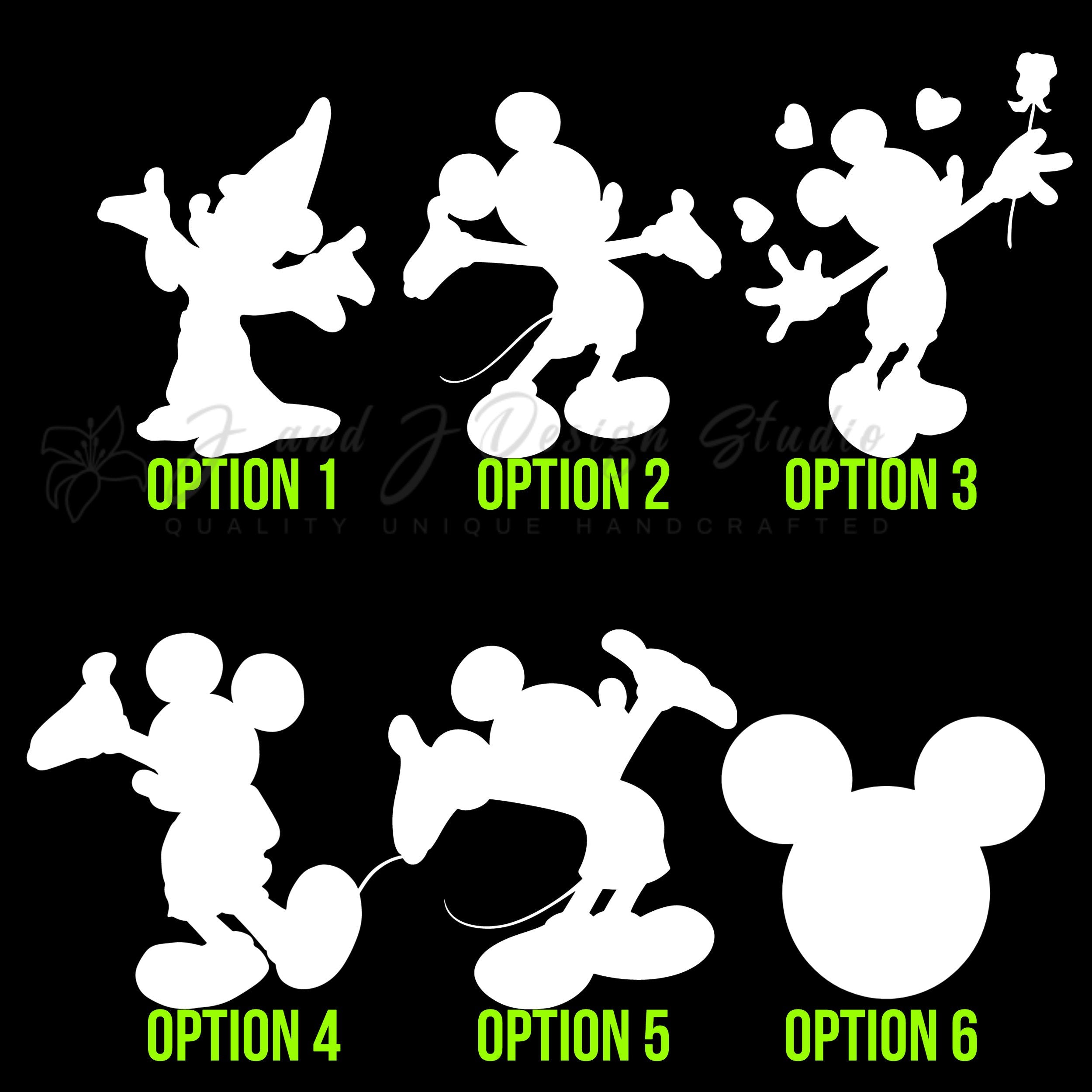 Mickey Mouse Vinyl Decal - Custom Size - Image 8