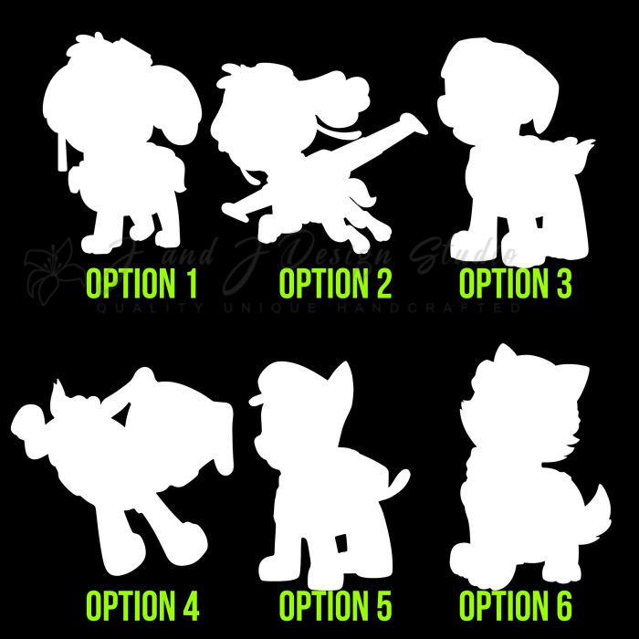 Paw Patrol Vinyl Decal - Custom Size - Image 9