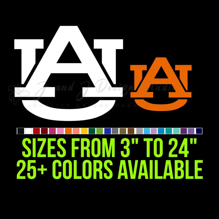 Auburn Tigers Vinyl Decal - Custom Size