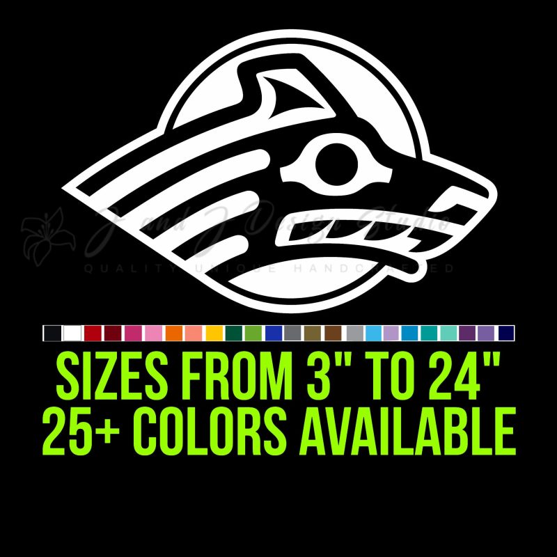 Anchorage Seawolves Vinyl Decal - Custom Size