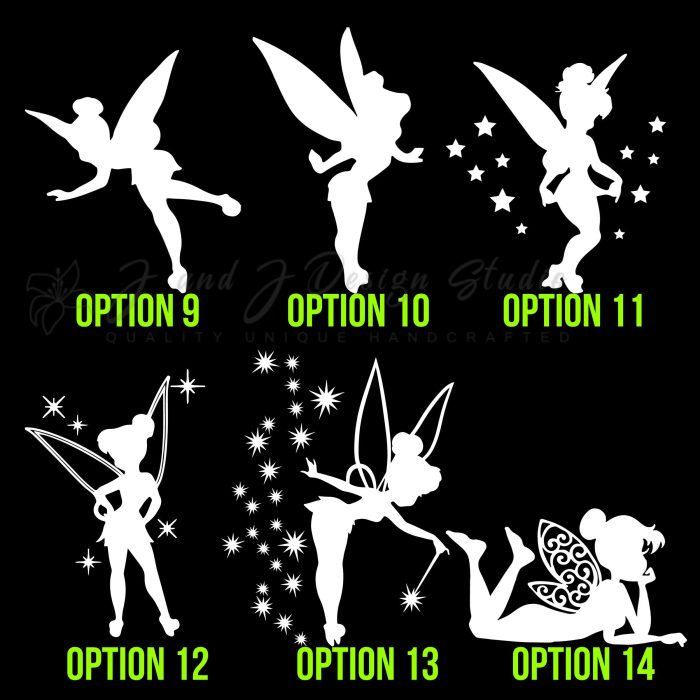 Tinkerbell Vinyl Decal - Custom Size - Image 10