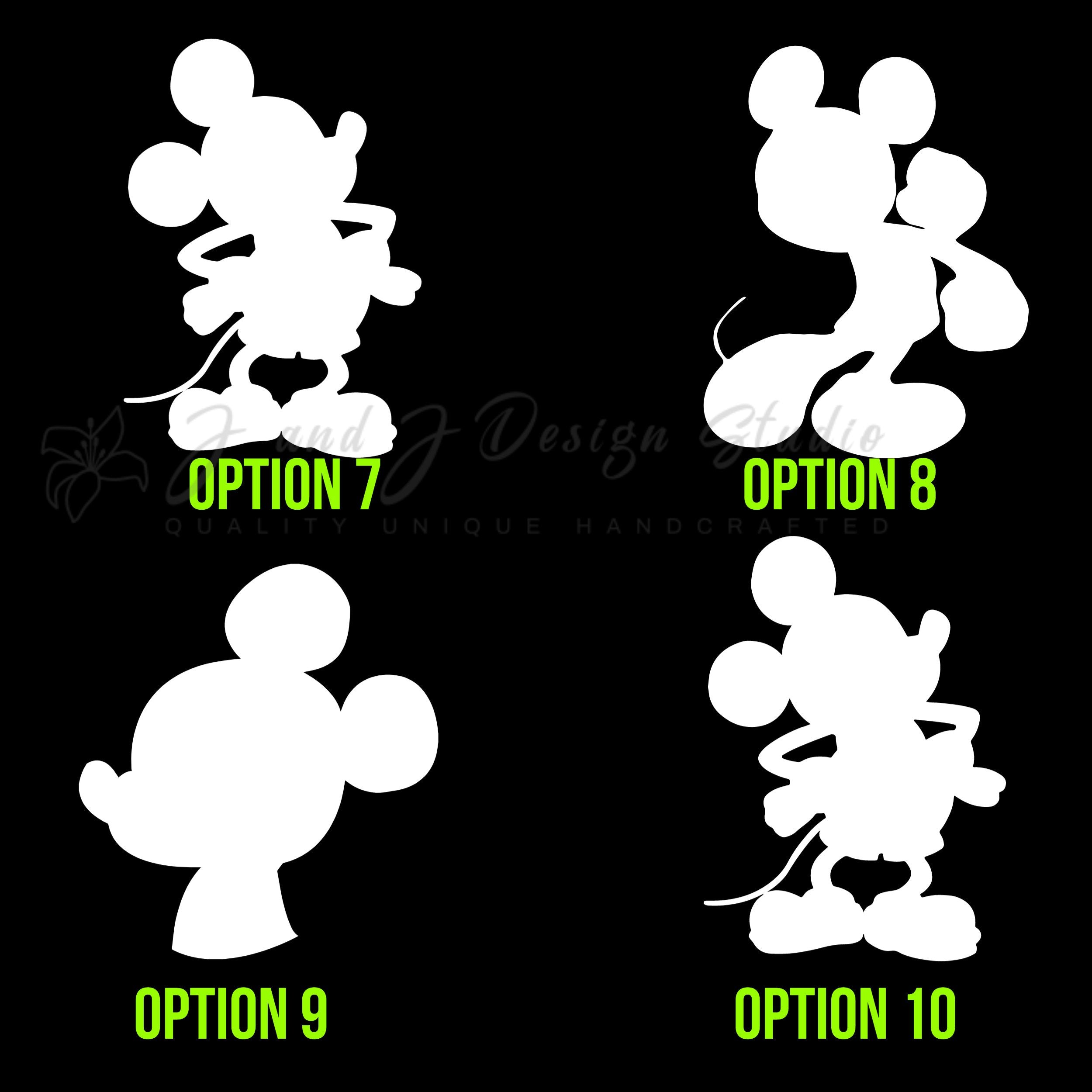 Mickey Mouse Vinyl Decal - Custom Size - Image 9