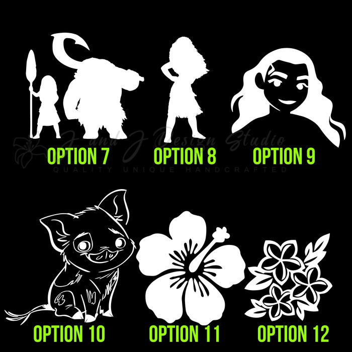 Moana Vinyl Decal - Custom Size - Image 9