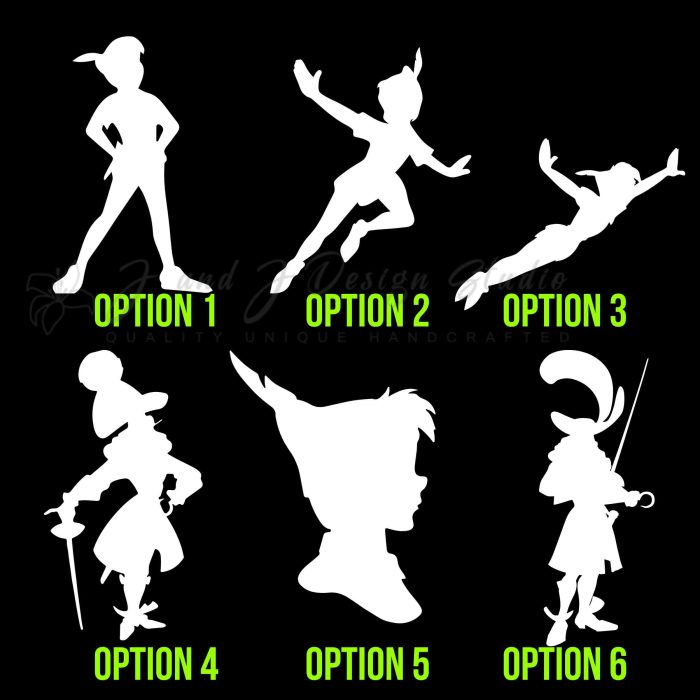 Peter Pan Vinyl Decal - Custom Size - Image 9