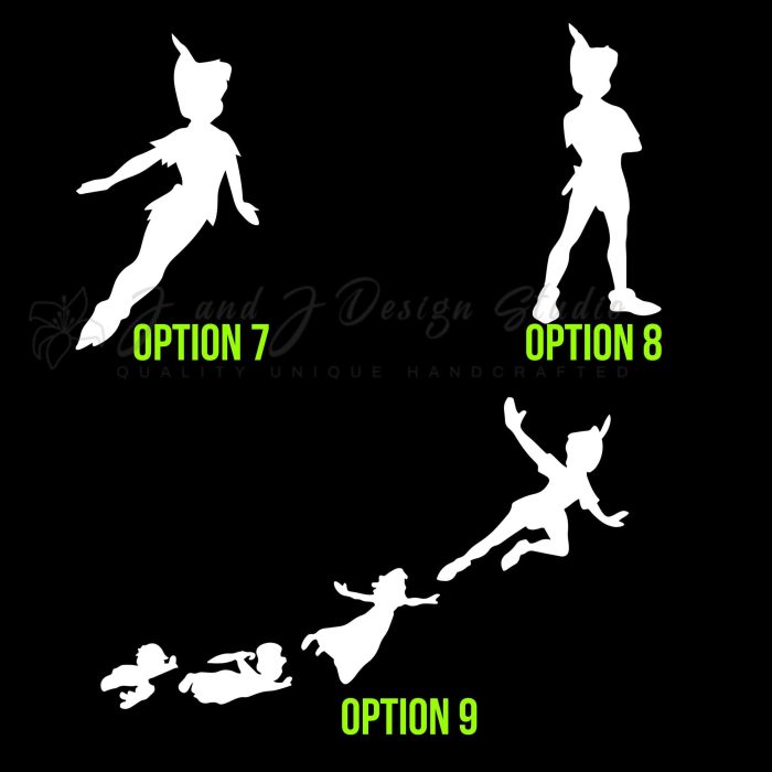 Peter Pan Vinyl Decal - Custom Size - Image 8