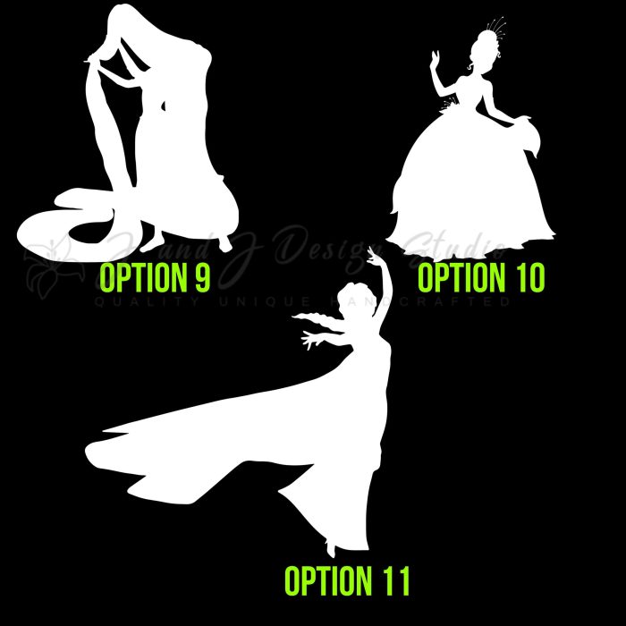 Disney Princess Vinyl Decal - Custom Size - Image 8