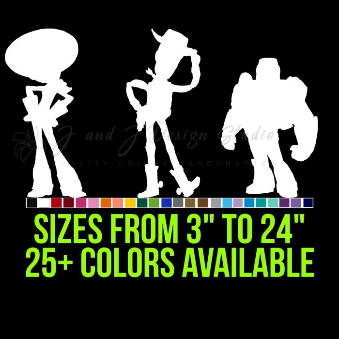 Toy Story Vinyl Decal - Custom Size