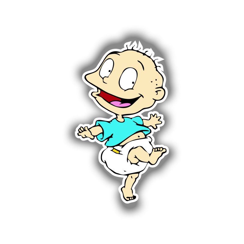 Rugrats- Tommy - Full Color Vinyl Sticker - Custom Size