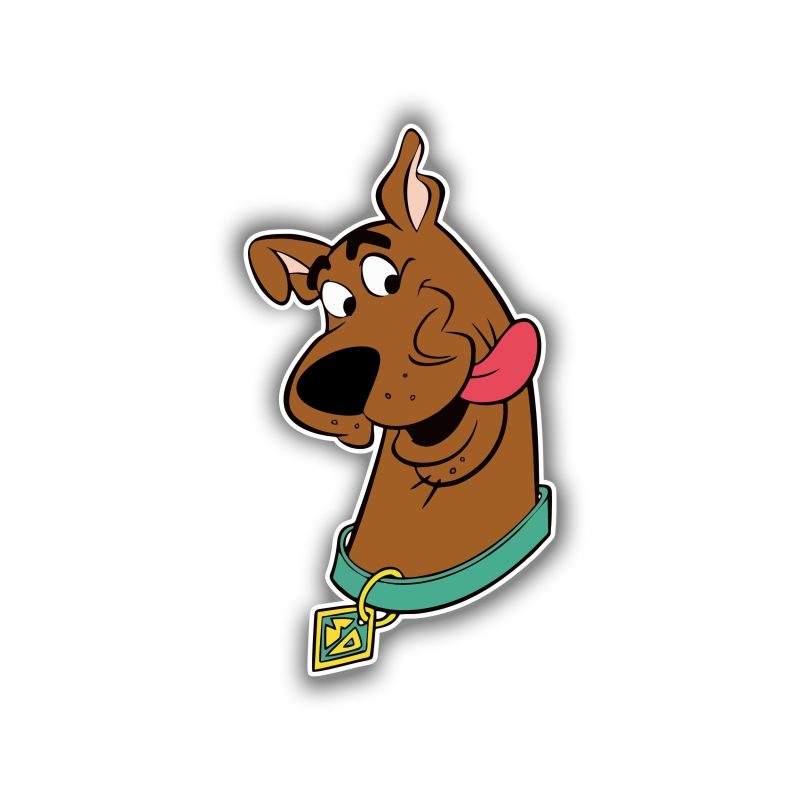 Scooby Doo - Full Color Vinyl Sticker - Custom Size