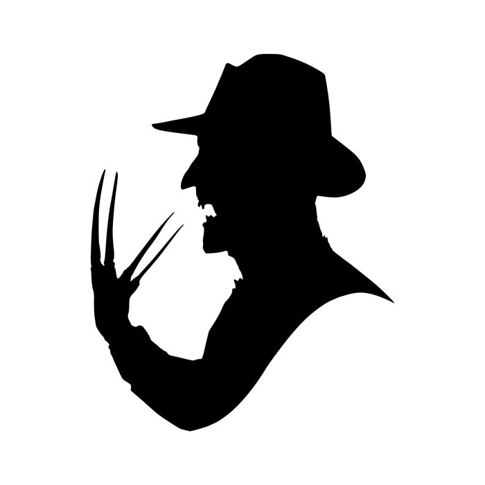 Horror- Freddy Krueger - Vinyl Decal - Custom Size