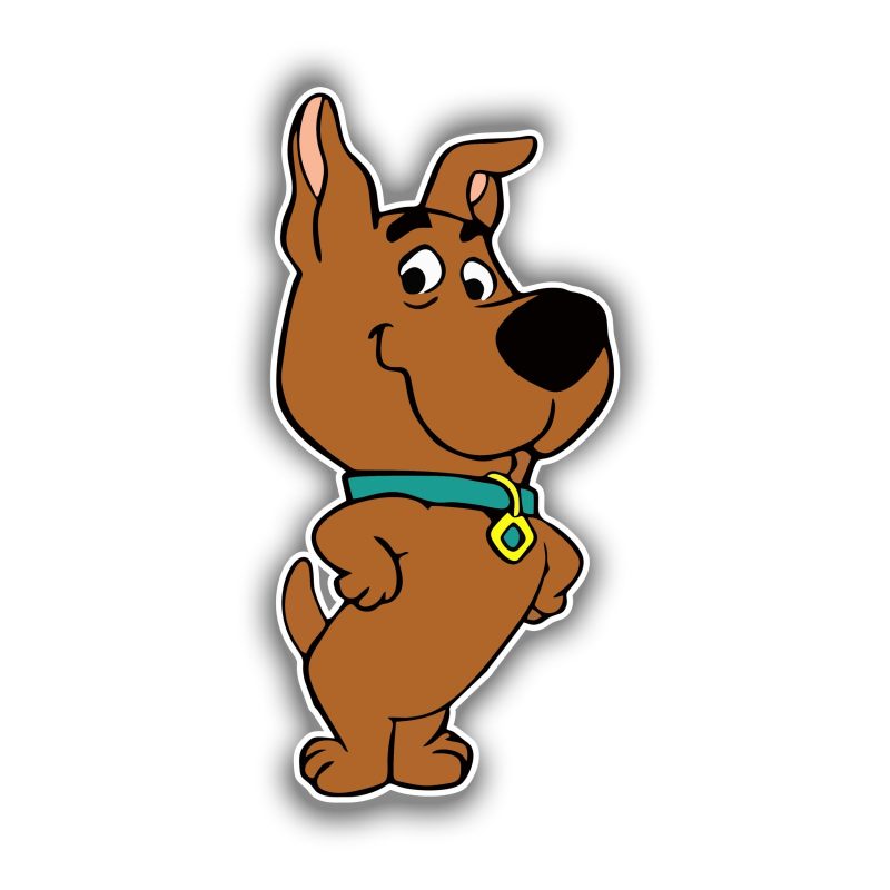 Scooby Doo- Scrappy Doo - Full Color Vinyl Sticker - Custom Size