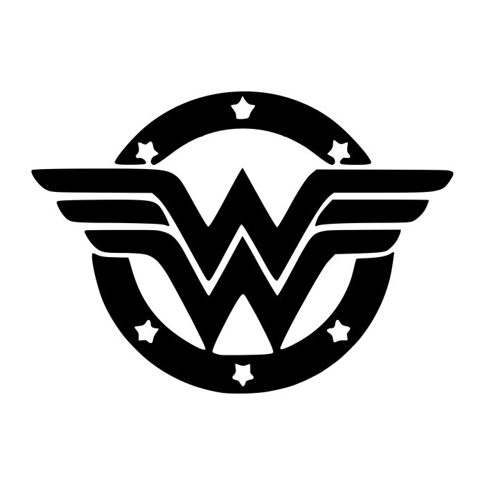 Wonder Woman Vinyl Decal - Custom Size
