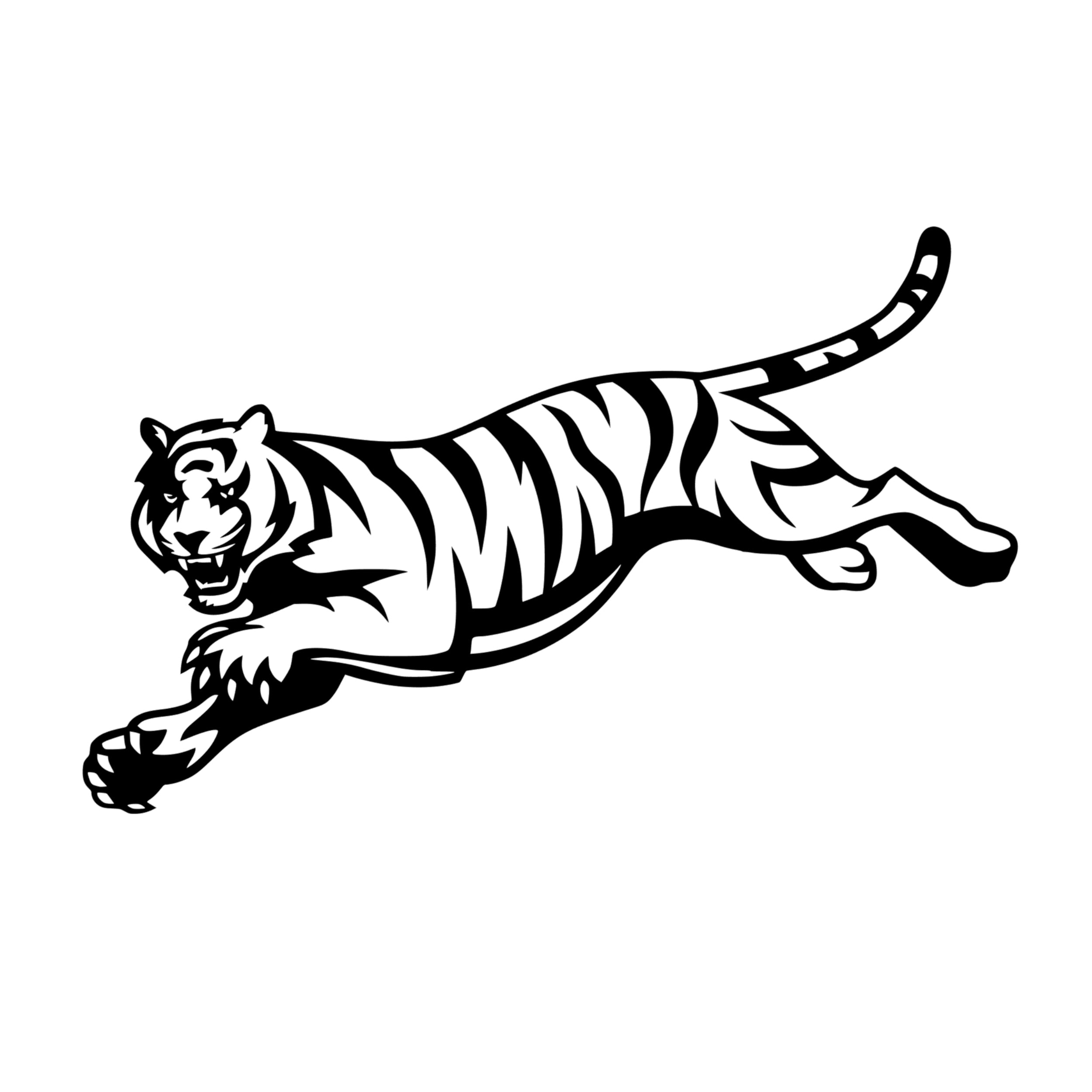 Cincinnati Bengals - Tiger - Vinyl Decal - Custom Size