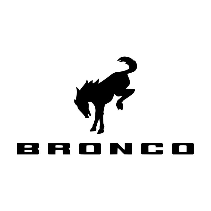 Ford Bronco Vinyl Decal - Custom Size