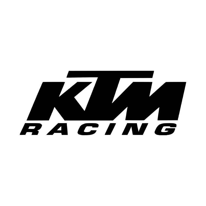 KTM Racing Vinyl Decal - Custom Size
