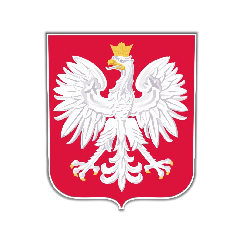 Polish Coat of Arms Full Color Vinyl Decal