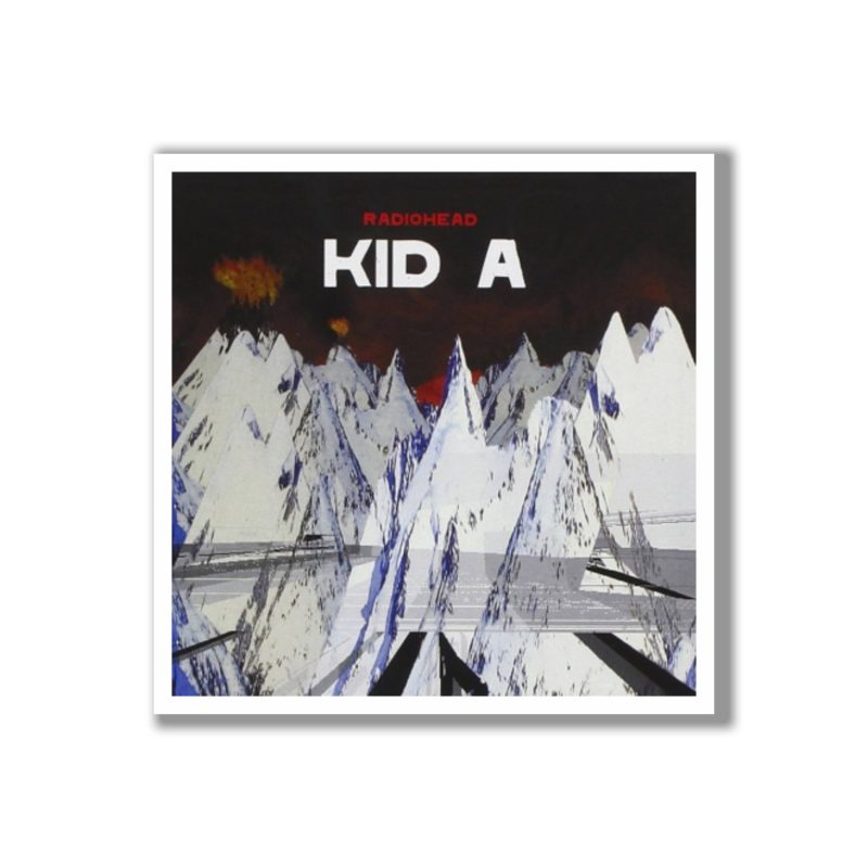 Radiohead - Kid A Album Cover - Full Color Vinyl Sticker - Custom Size
