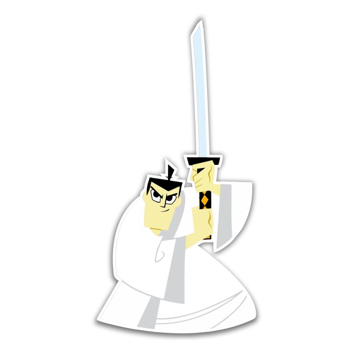 Samurai Jack Full Color Vinyl Decal - Custom Size