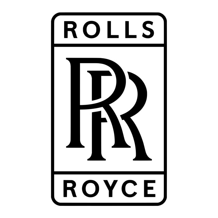 Rolls Royce Vinyl Decal - Custom Size