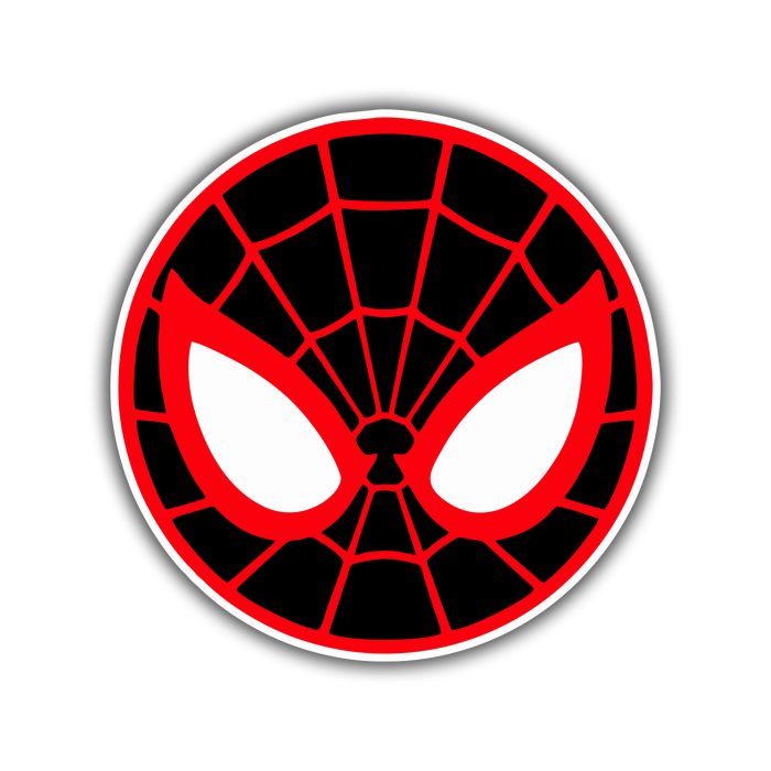 Spiderman Full Color Vinyl Decal - Custom Size
