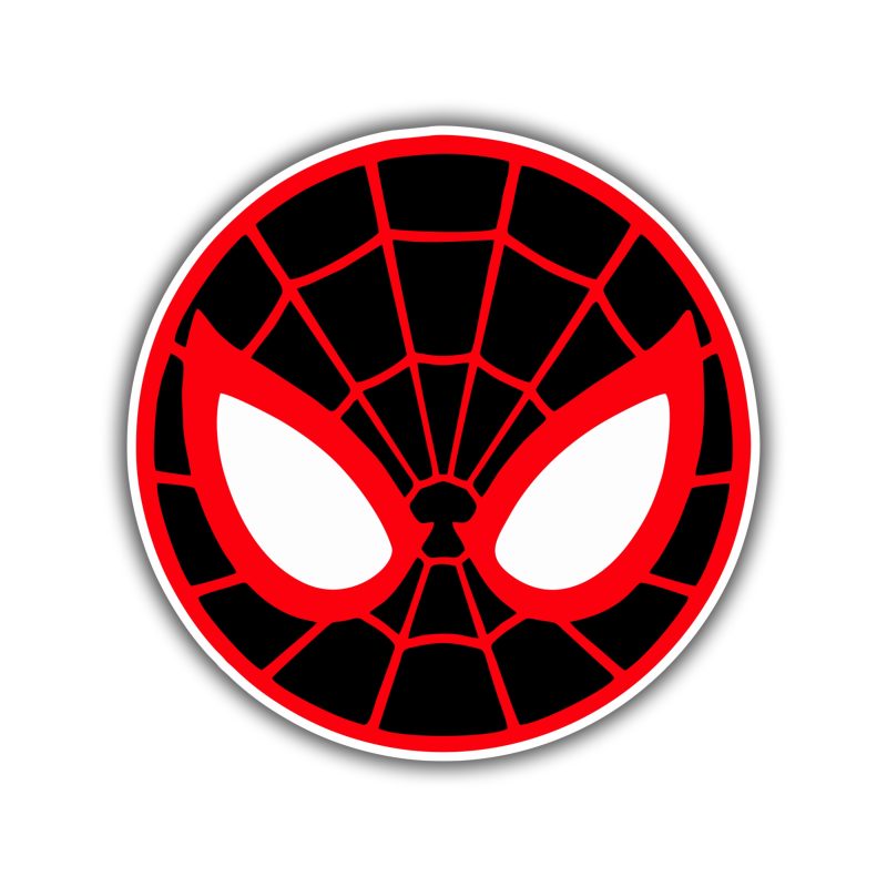 Spiderman Full Color Vinyl Decal - Custom Size