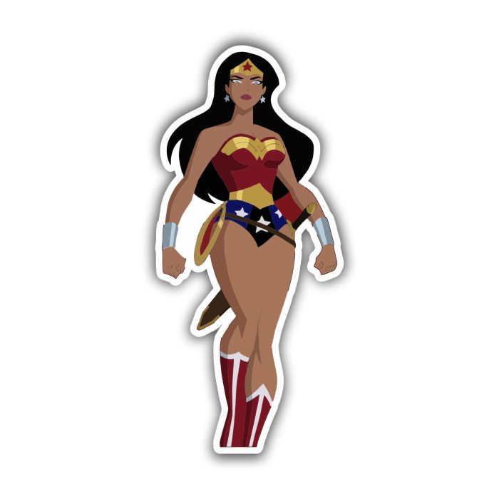 Wonder Woman Full Color Vinyl Decal - Custom Size