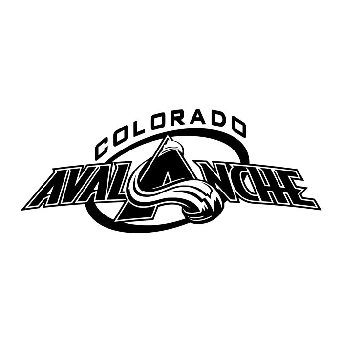 Colorado Avalanche Vinyl Decal - Custom Size