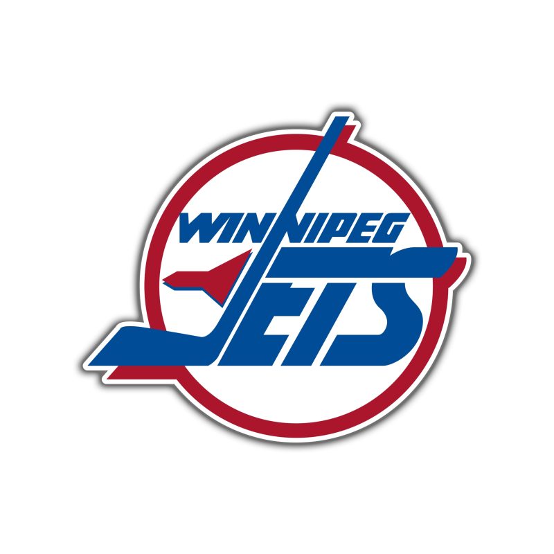 Winnipeg Jets Full Color Vinyl Sticker - Custom Size