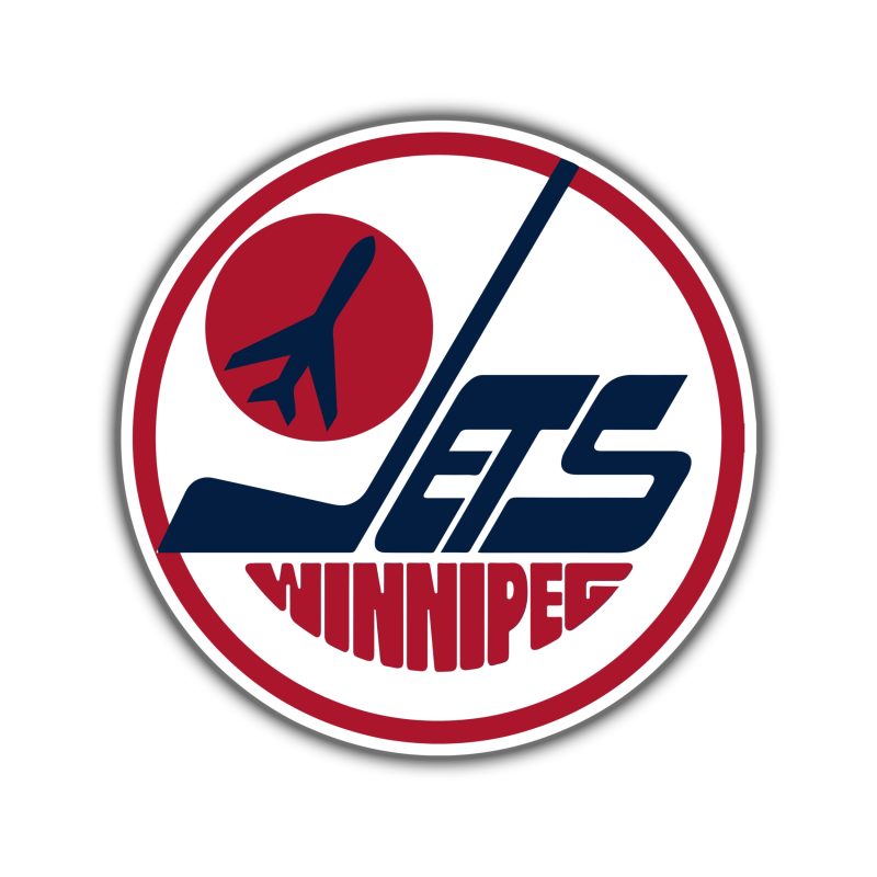 Winnipeg Jets Full Color Vinyl Sticker - Custom Size
