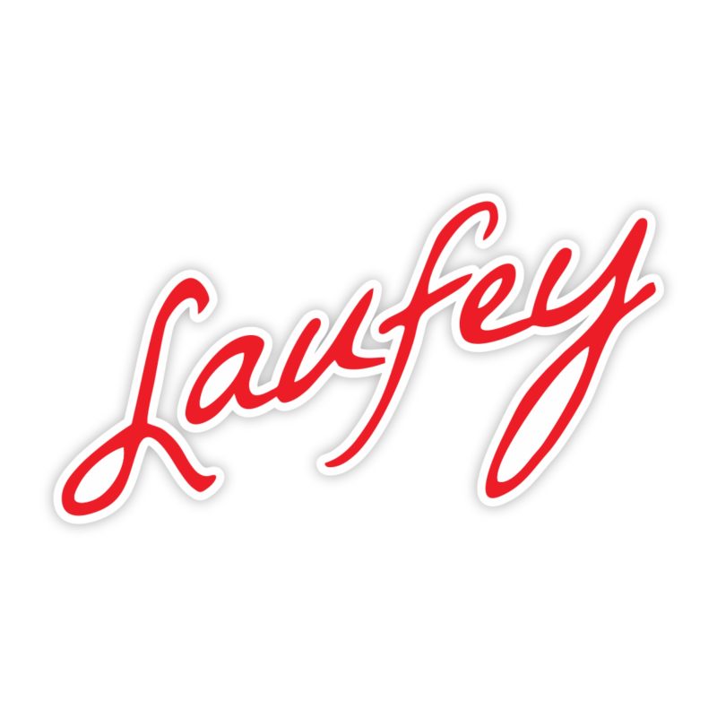 Laufey - Red Signature - Full Color Vinyl Sticker - Custom Size
