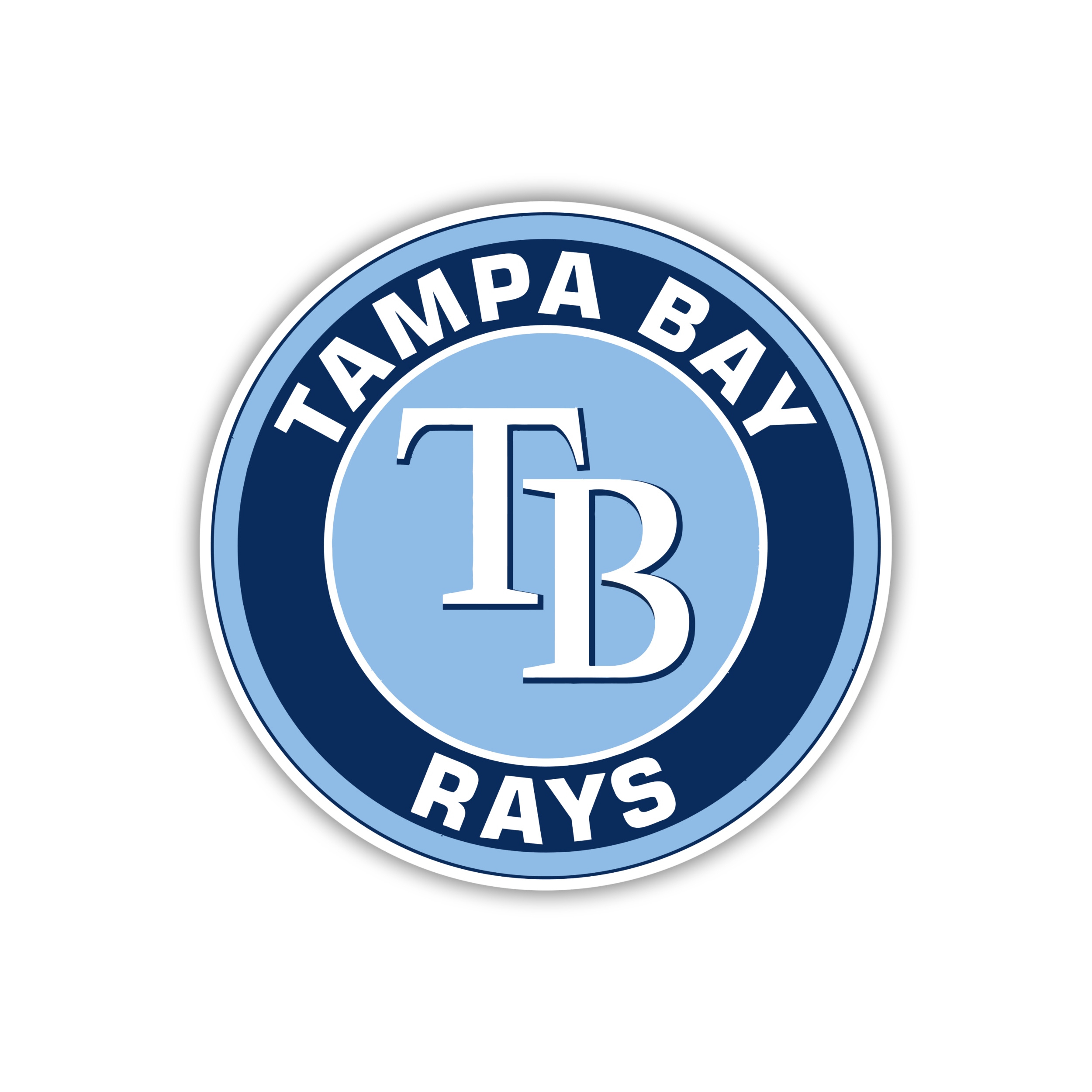 Tampa Bay Rays - Circle with Name - Temporary Tattoo