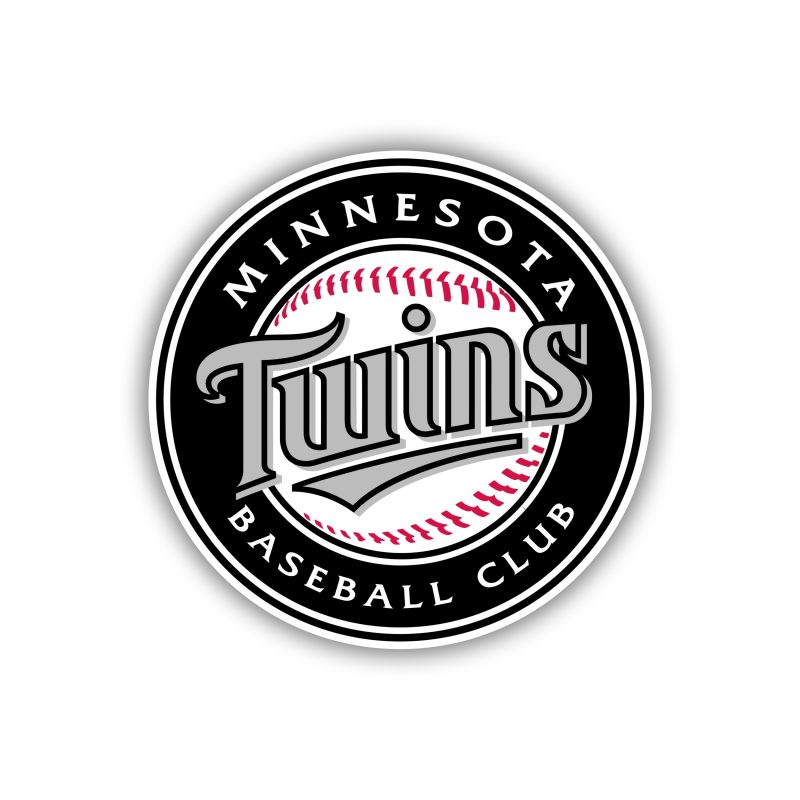Minnesota Twins - Black Circle Baseball Club - Temporary Tattoo