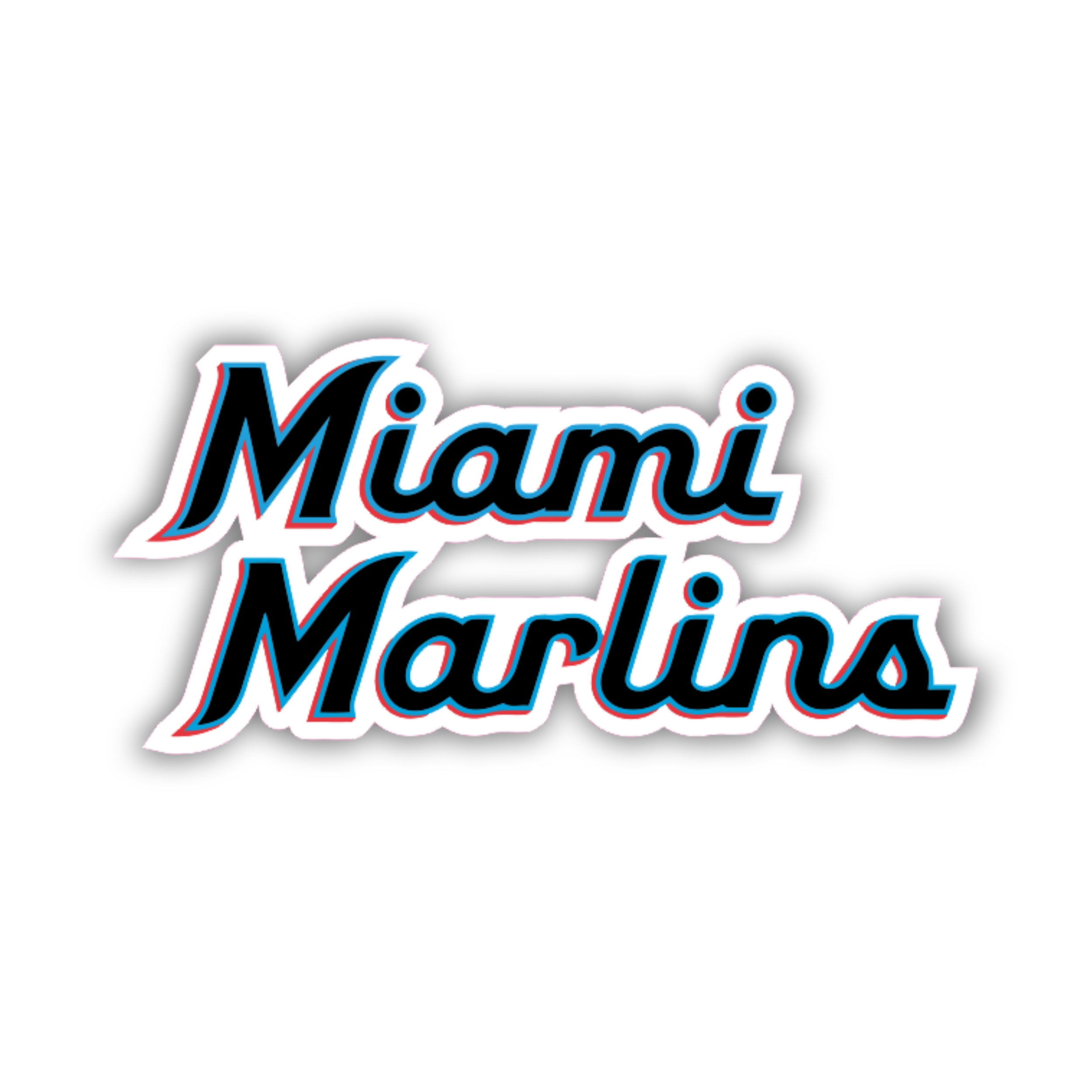 Miami Marlins - Name - Temporary Tattoo