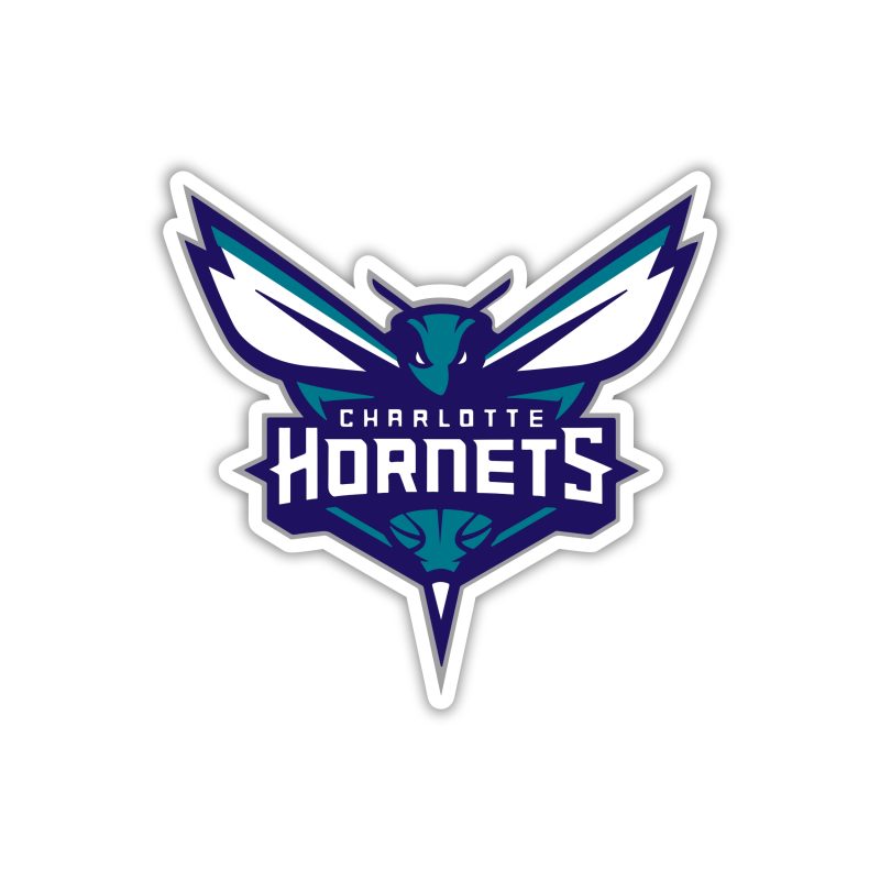 Charlotte Hornets - Hornet With Name - Temporary Tattoo