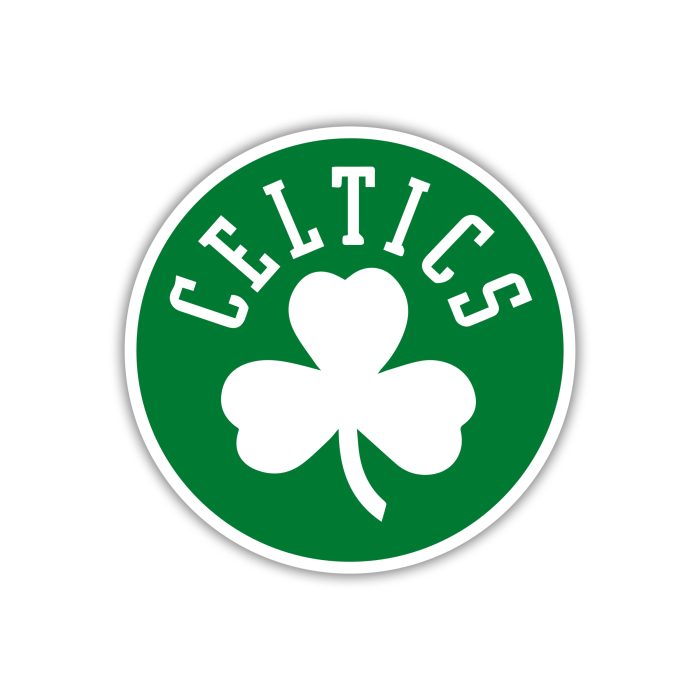 Boston Celtics - Green Circle With Clover - Temporary Tattoo