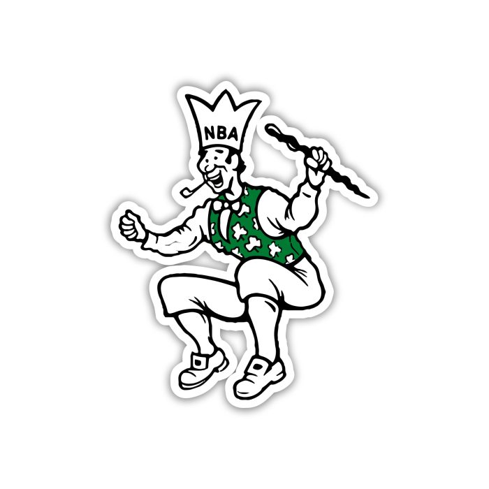 Boston Celtics - Green And White Leprechaun - Temporary Tattoo