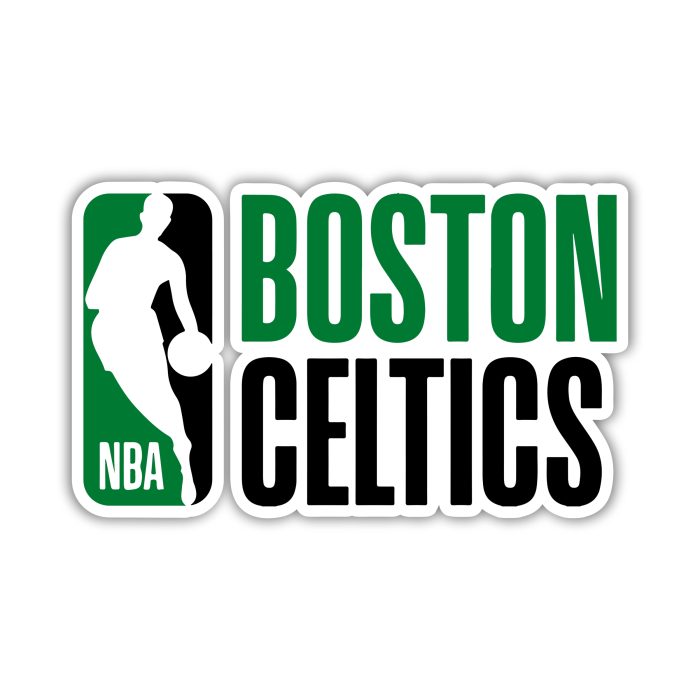 Boston Celtics - NBA Logo With Name - Temporary Tattoo