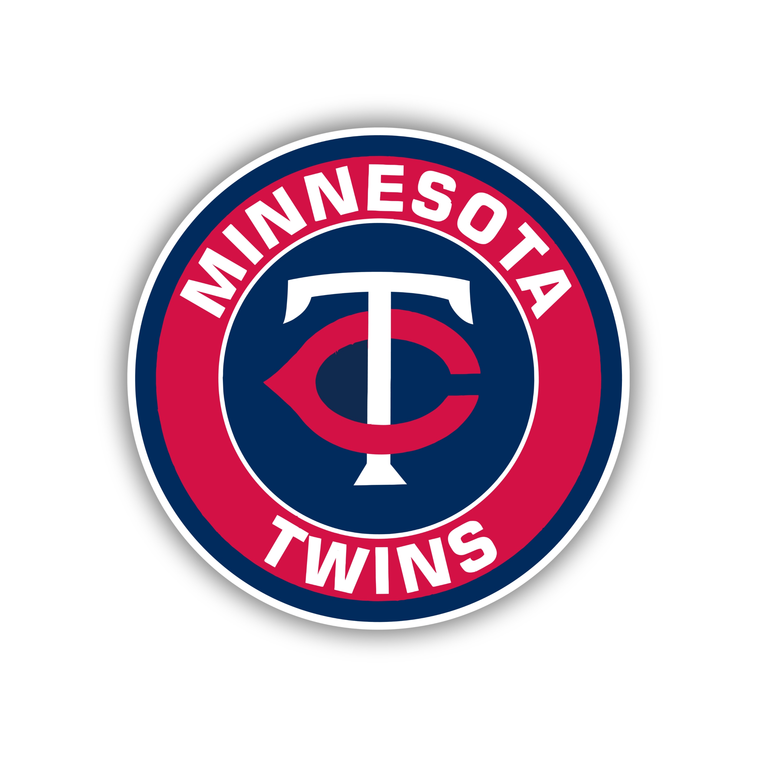 Minnesota Twins - Circle With TC And Name - Temporary Tattoo